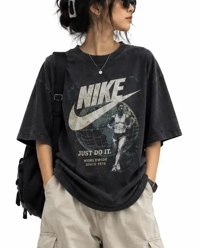 Vintage Oversized Graphic Tee, Front